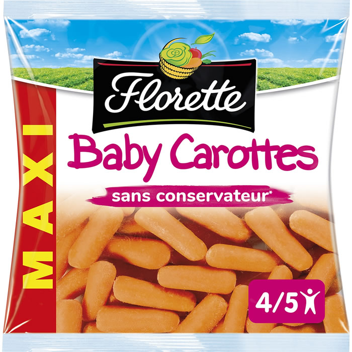 FLORETTE – Petites carottes à croquer (Grand Format)