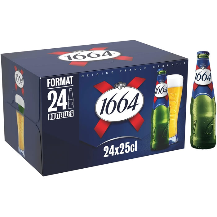 1664 – Bière blonde 24 x 25 cl