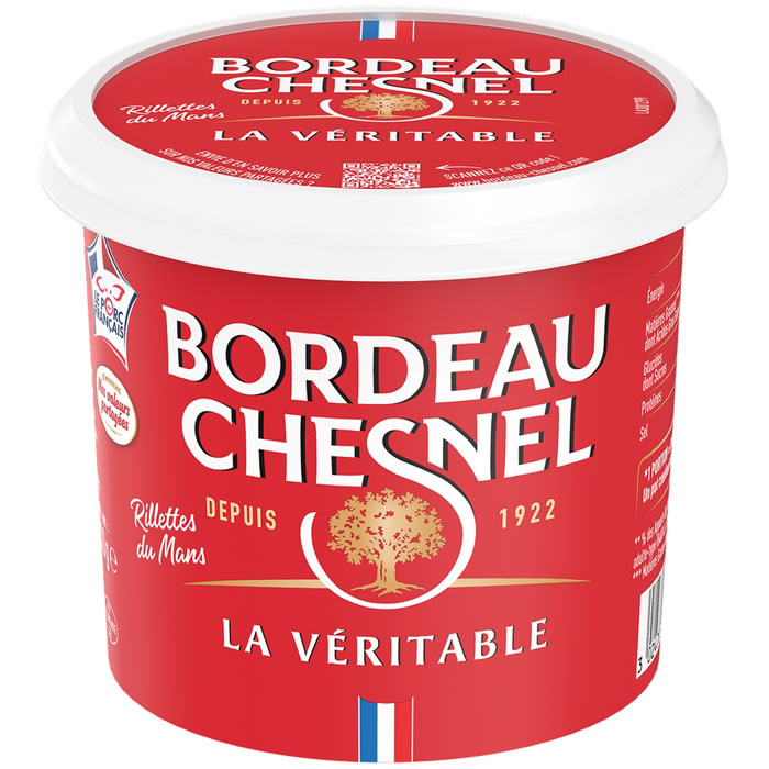 BORDEAU CHESNEL La véritable – Rillettes du Mans 220g