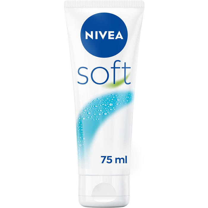 NIVEA Soft – Crème soin hydratant corps, visage, mains 75 ml