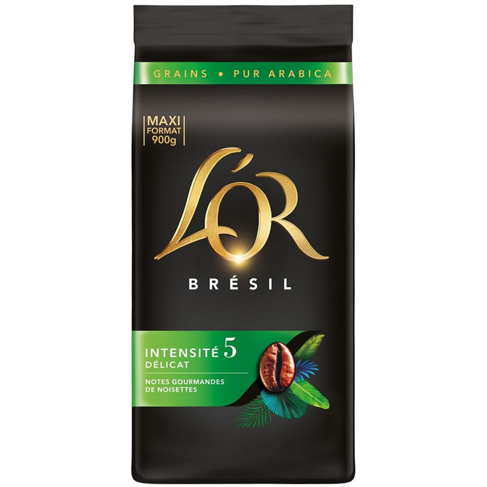 L’OR – Café en grain Brésil N°5 900g