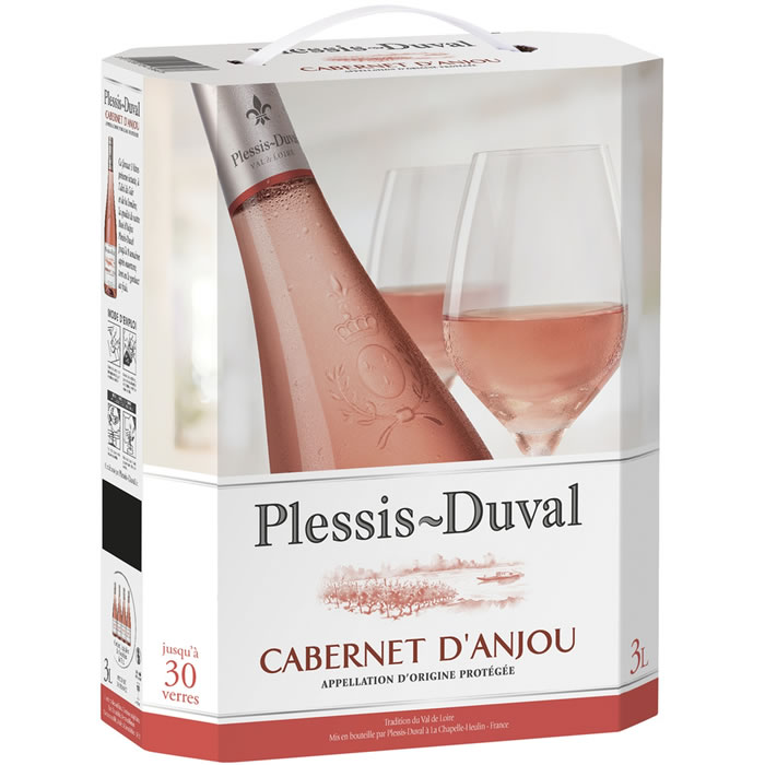 Vin rosé AOP CABERNET D’ANJOU Plessis Duval