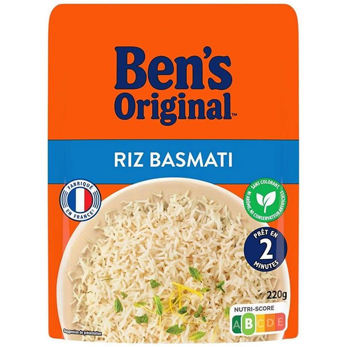 BEN’S Original Riz basmati micro-ondes 220g