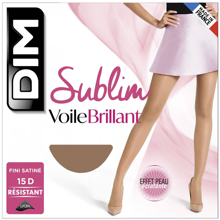 DIM Sublim Collant gazelle voile brillant taille 3 15D