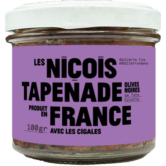 LES NICOIS Tapenade noire 100g