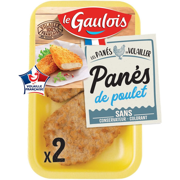 LE GAULOIS – Panés de poulet (2 x 100 g)