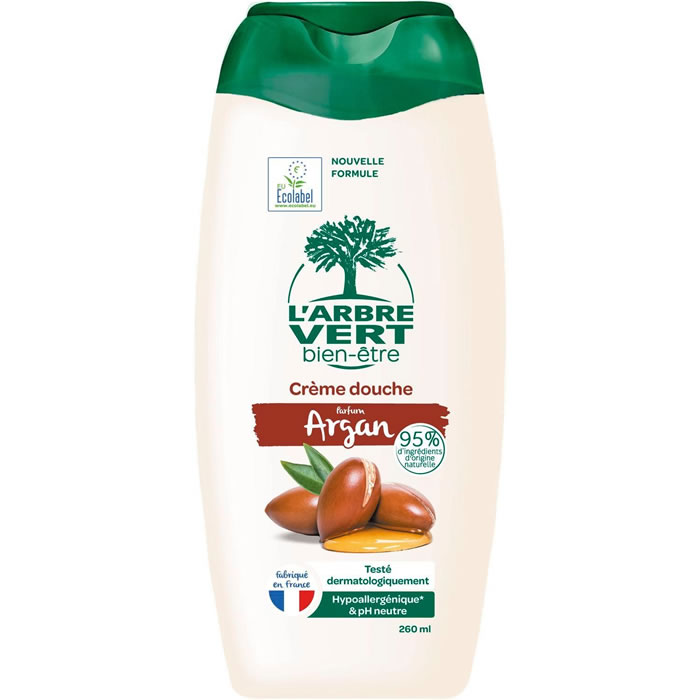 L’ARBRE VERT – Crème douche nourrissante aux extraits d’argan 260 ml