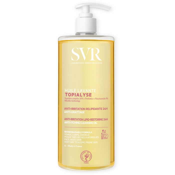 SVR Topialyse Huile lavante hydratante et anti irritation 1 L