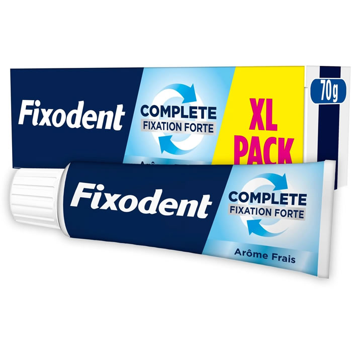 FIXODENT – Crème fixative pour prothèses dentaires frais 70 g