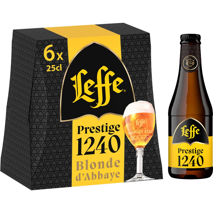 LEFFE – Prestige Bière blonde 6 x 25 cl