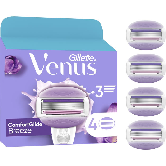 GILLETTE Venus Comfortglide Breeze – Recharges 3 lames x4