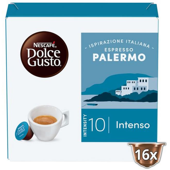 NESCAFE Dolce Gusto – Capsules de café espresso intense N°10 (16 capsules)