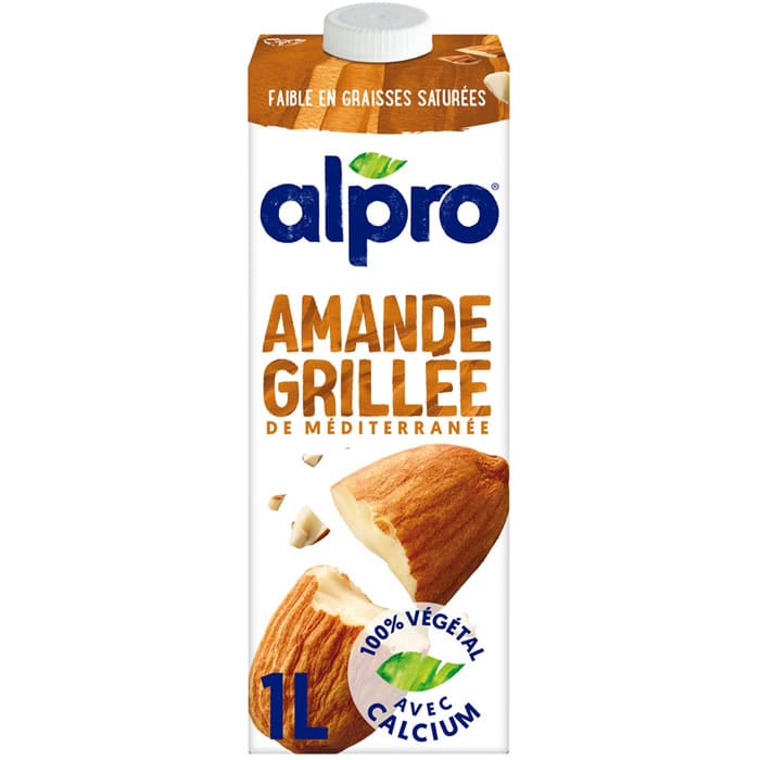 ALPRO Boisson végétale au lait d’amande grillée 1L