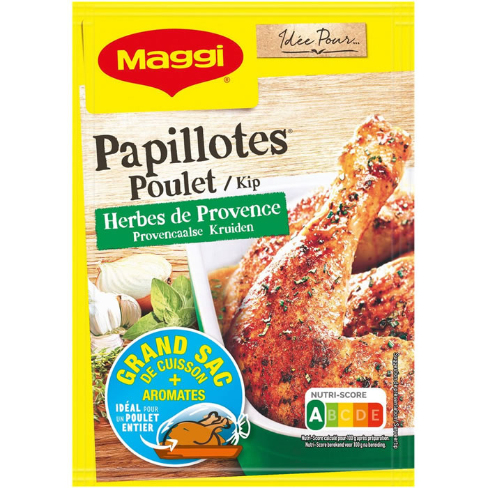 MAGGI – Papillotes de poulet Herbes de Provence – 36g