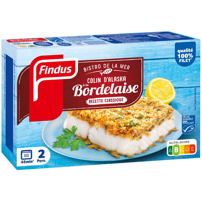 FINDUS – Colin d’Alaska à la Bordelaise MSC 380g