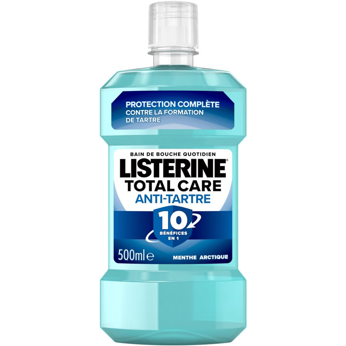 LISTERINE Anti-Tartre – Bain de bouche menthe arctique 500 ml