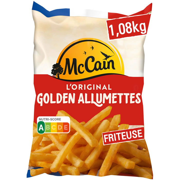 MC CAIN Golden – Frites allumettes 1,08kg