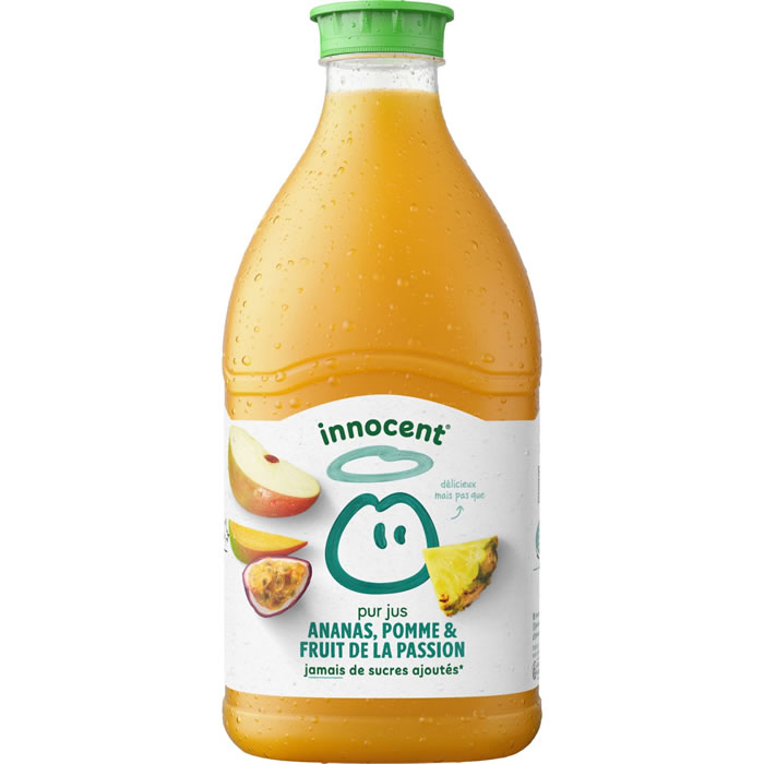 INNOCENT – Pur jus d’ananas, pomme et fruit de la passion 1,5 L