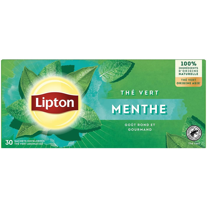 LIPTON Thé vert à la menthe (48g)