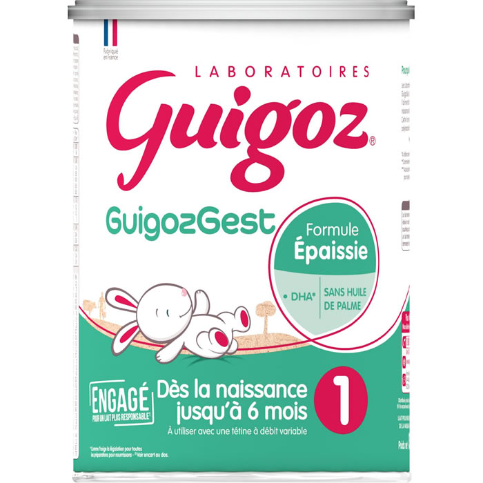 Lait 1er âge en poudre épaissi 0/6 mois GUIGOZ Guigozgest