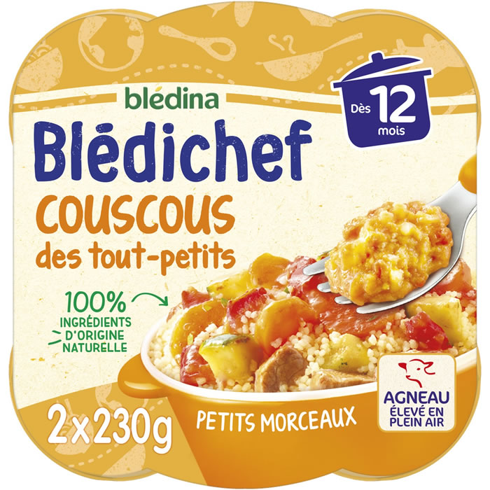 BLEDINA Blédichef – Couscous 2 x 230 g