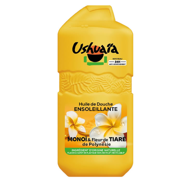 USHUAIA – Gel douche au monoï et fleur de tiaré de Polynésie 280 ml
