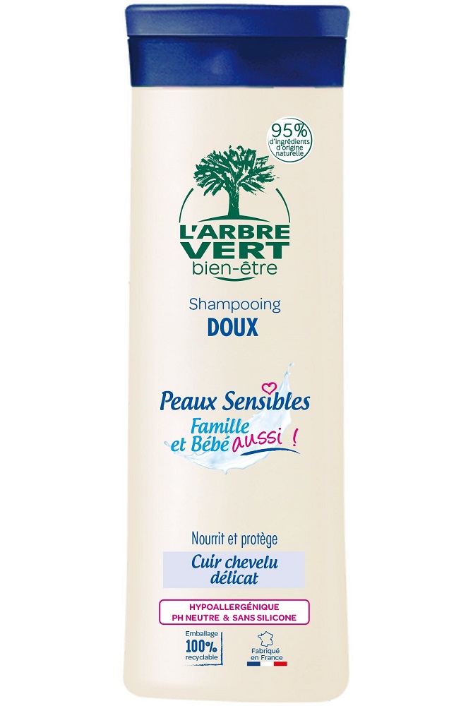 L’ARBRE VERT Bien-Être – Shampoing doux 250 ml