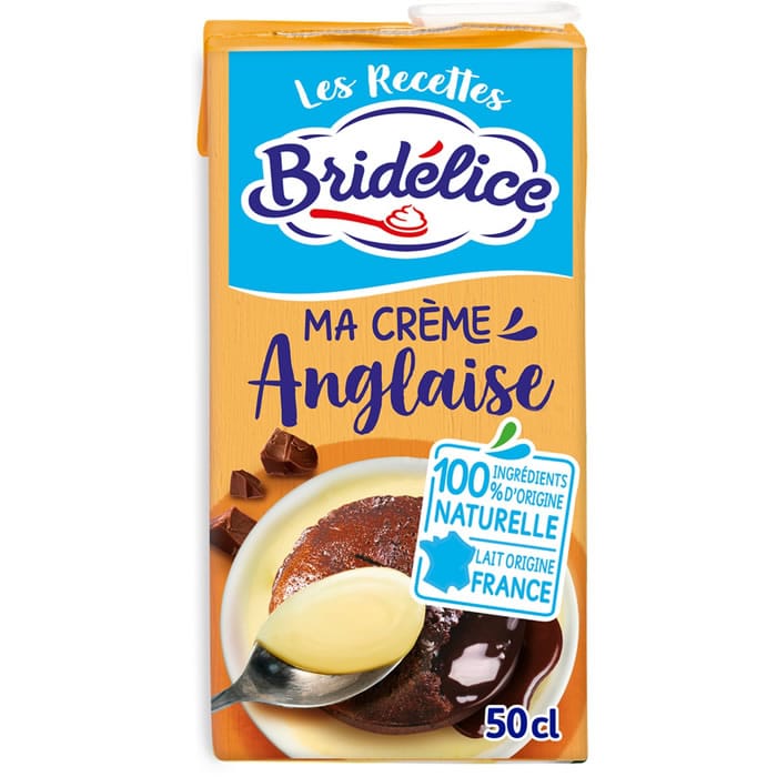BRIDELICE – Crème anglaise UHT – 50cl