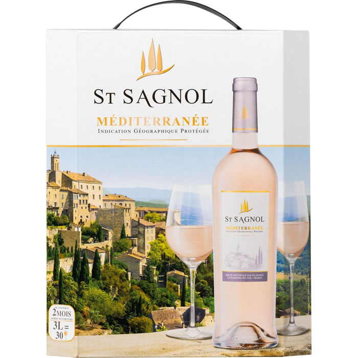 Vin rosé IGP MÉDITERRANÉE St Sagnol