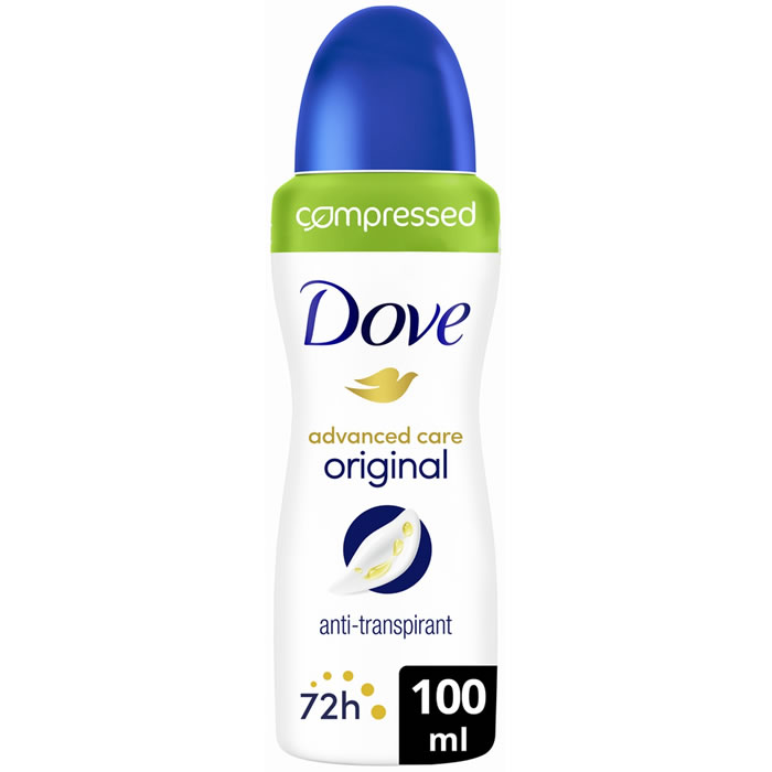 DOVE Original – Déodorant spray compressé 72h 100 ml