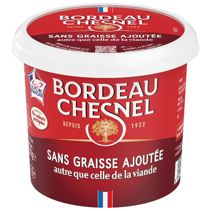 BORDEAU CHESNEL Rillettes du Mans pur porc sans graisse ajoutée (220 g)