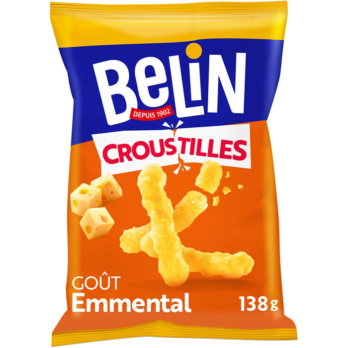 BELIN Croustilles à l’emmental 138g