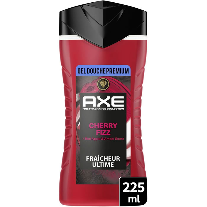 AXE Cherry Friz – Gel douche homme fraîcheur ultime 225 ml