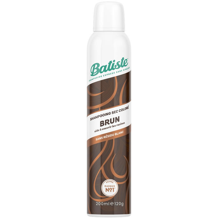 BATISTE – Shampoing sec spray coloré brun 200 ml