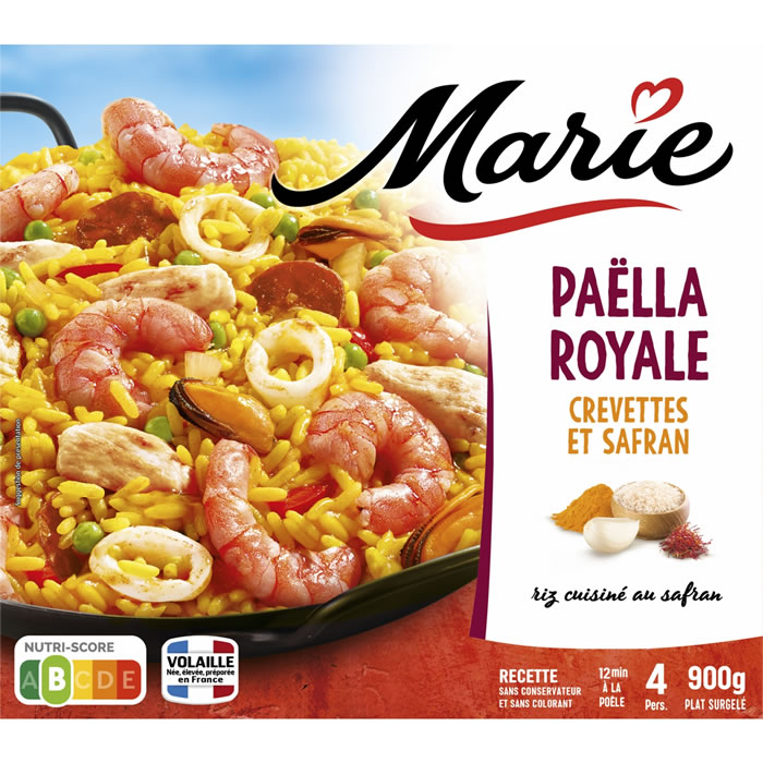 MARIE – Paëlla royale petite gambas et safran 900g