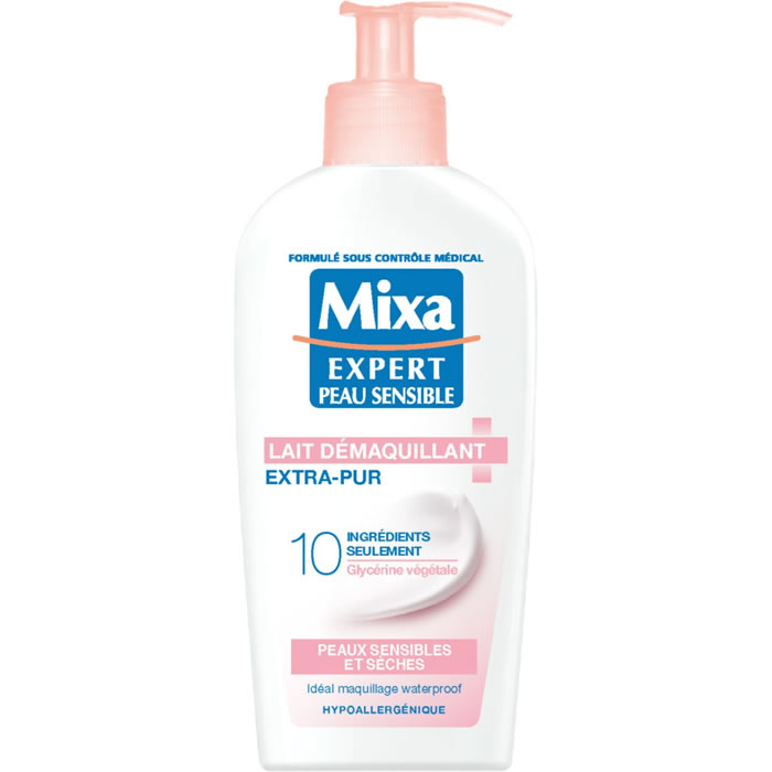 MIXA Expert – Lait démaquillant waterproof 200 ml