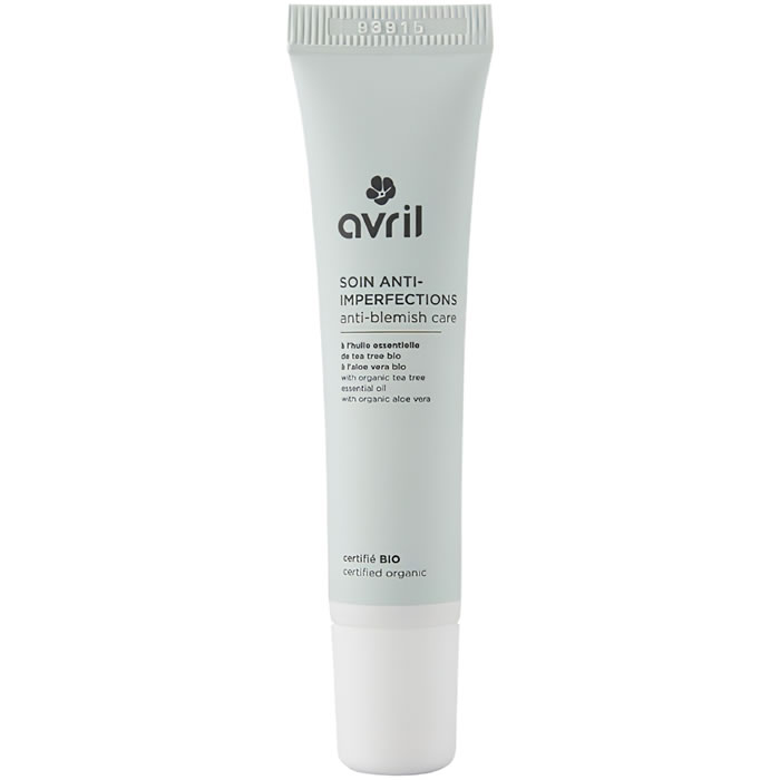 AVRIL – Crème soin anti-imperfections à l’aloe vera et thé bio 15 ml
