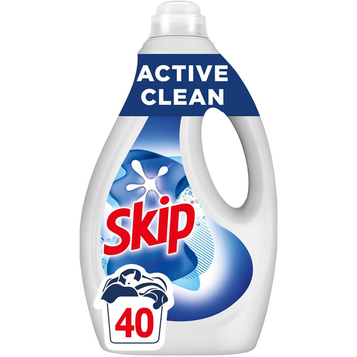 SKIP Active Clean Lessive liquide 1,68 L 40 lavages
