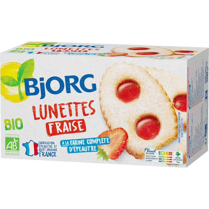 BJORG – Lunettes à la fraise bio 200g