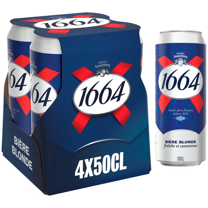 1664 – Bière blonde 4 x 50 cl