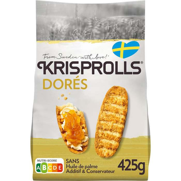 KRISPROLLS – Petits pains suédois dorés 425 g
