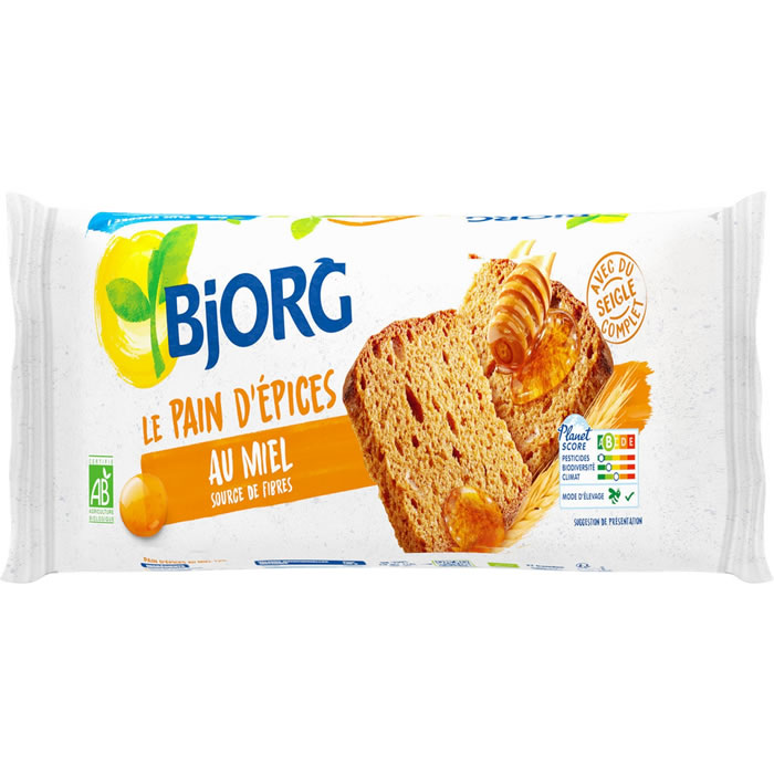 BJORG – Pain d’épices au miel bio 300g