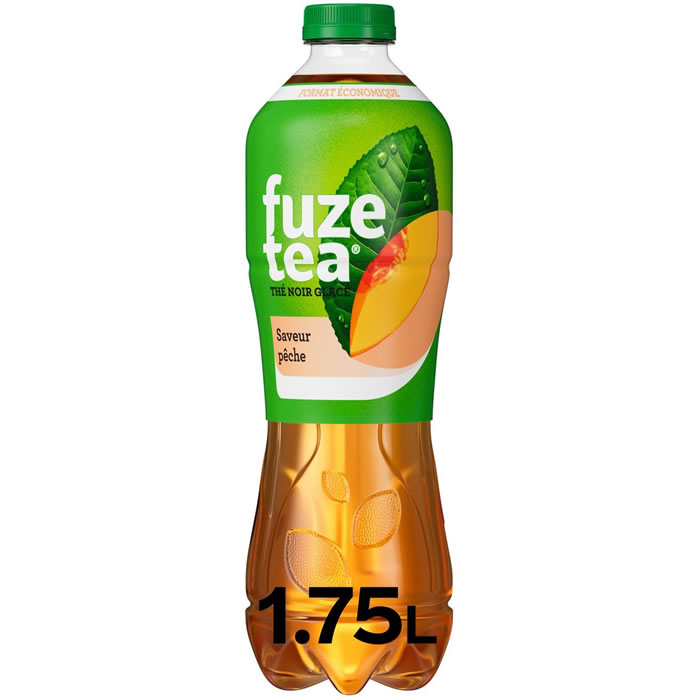 FUZE TEA – Thé noir glacé aromatisé à la pêche 1,75 L
