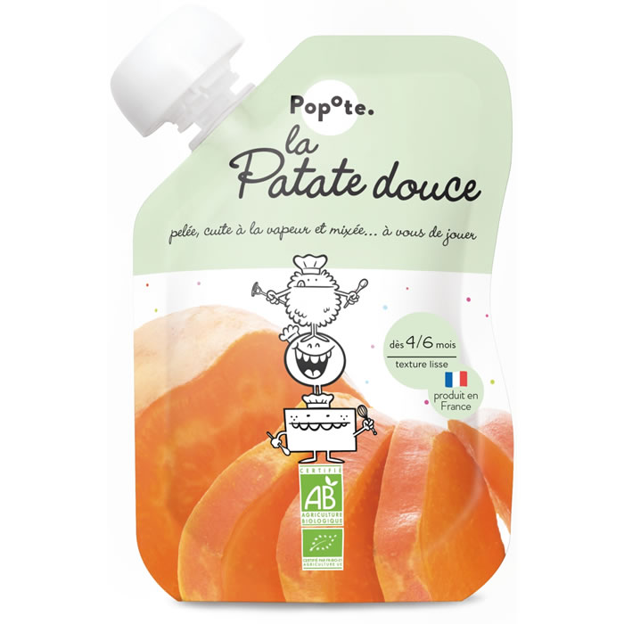 POPOTE – Purée de patate douce 120 g