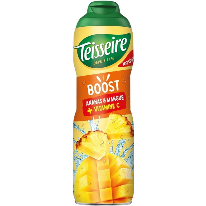 TEISSEIRE – Sirop d’ananas, mangue et vitamine C 60 cl