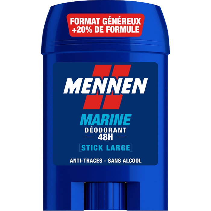 MENNEN Marine – Déodorant stick homme anti-traces 24h 60 ml