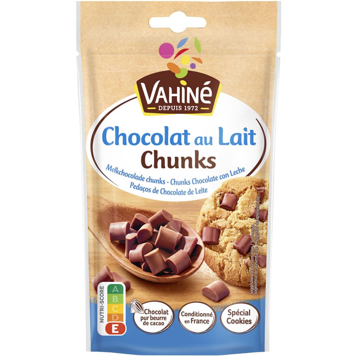 VAHINE – Pépites de chocolat au lait 100 g