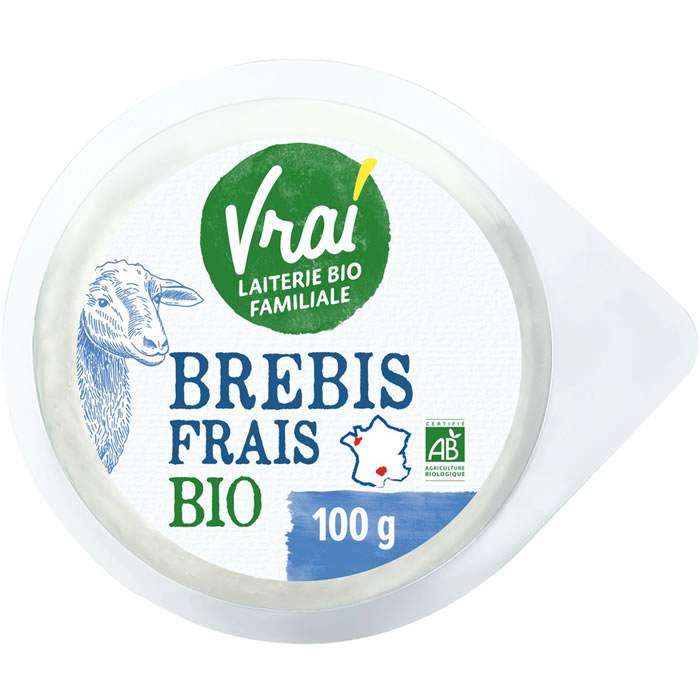 VRAI – Petit fromage au lait de brebis bio 100 g