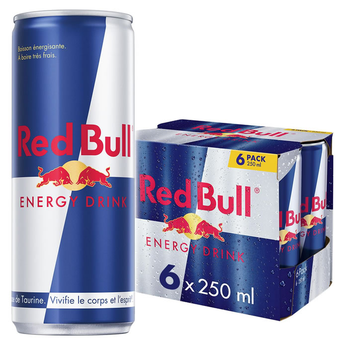 RED BULL – Boisson énergisante 6×25 cl
