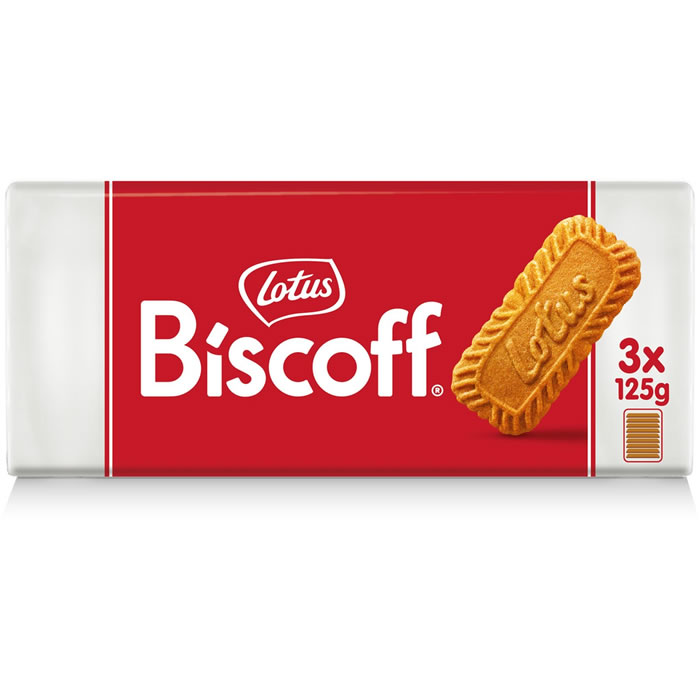 LOTUS Biscoff – Biscuits spéculoos moyen format 375g